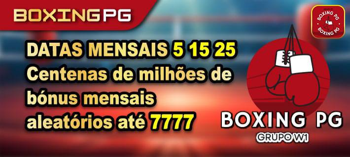 Imagem promocional da boxingpg.com mostrando a plataforma e suas vantagens